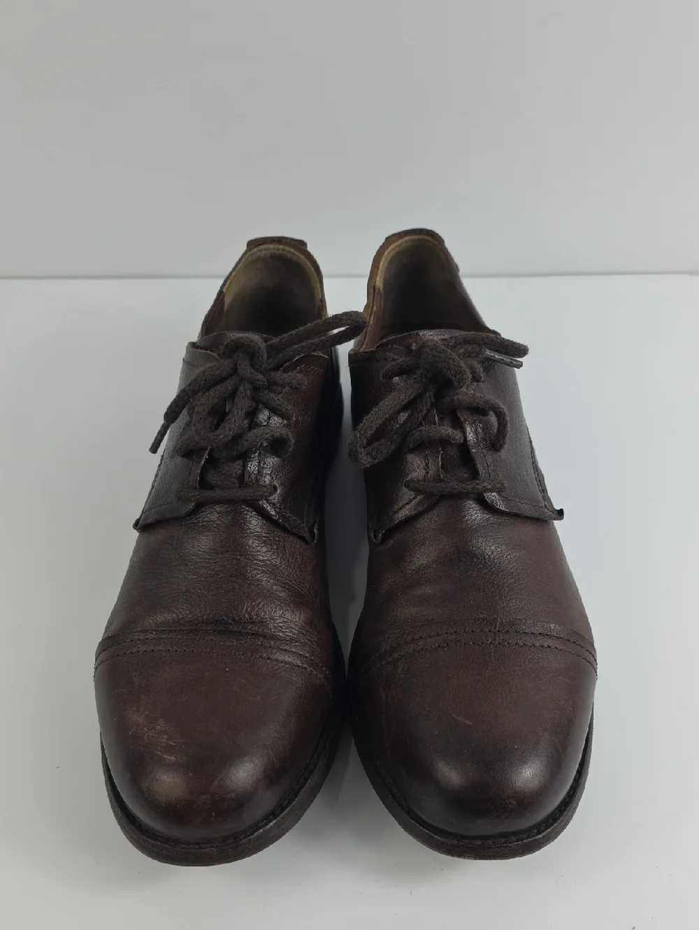 Frye Johnny‎ Brown Leather Men's Oxford Shoes Size 11.5